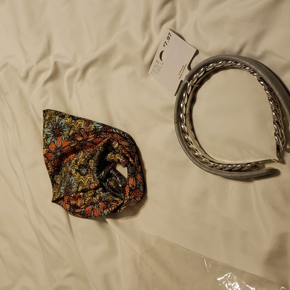 Boho wide & faux leather headband - Picture 1 of 4